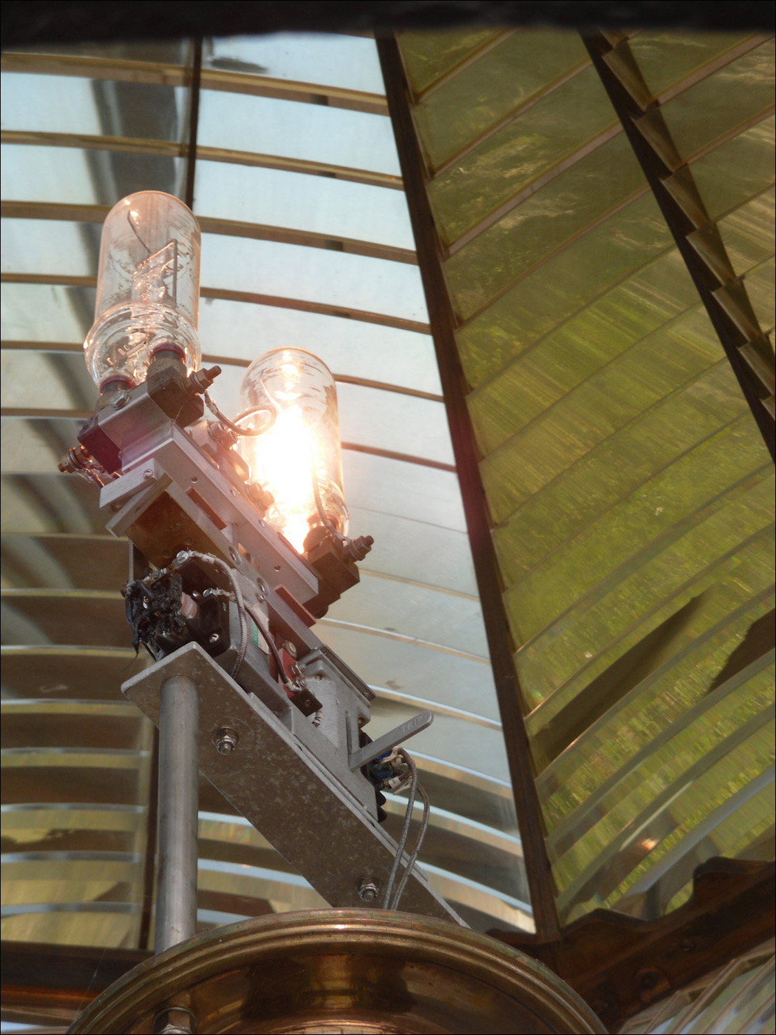 Yachats, OR- Photos taken at Heceta Lighthouse-actual 1000 watt light "bulb" with spare